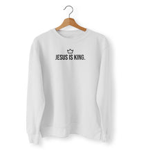 Load image into Gallery viewer, JESUS is King Sweater Crewneck Unisex
