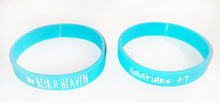 Load image into Gallery viewer, Heir of Heaven Galatians 4:7 Wristbands Gold, Pink, Blue
