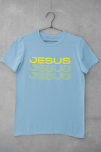 Load image into Gallery viewer, JESUS JESUS JESUS T-Shirt Unisex Blue Yellow
