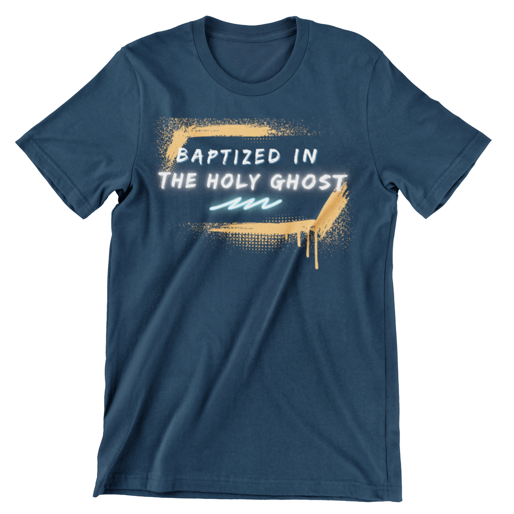 Baptized in THE HOLY GHOST Women's T-Shirt Navy